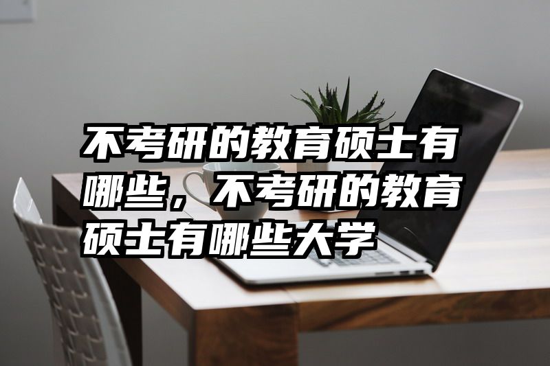 不考研的教育硕士有哪些，不考研的教育硕士有哪些大学
