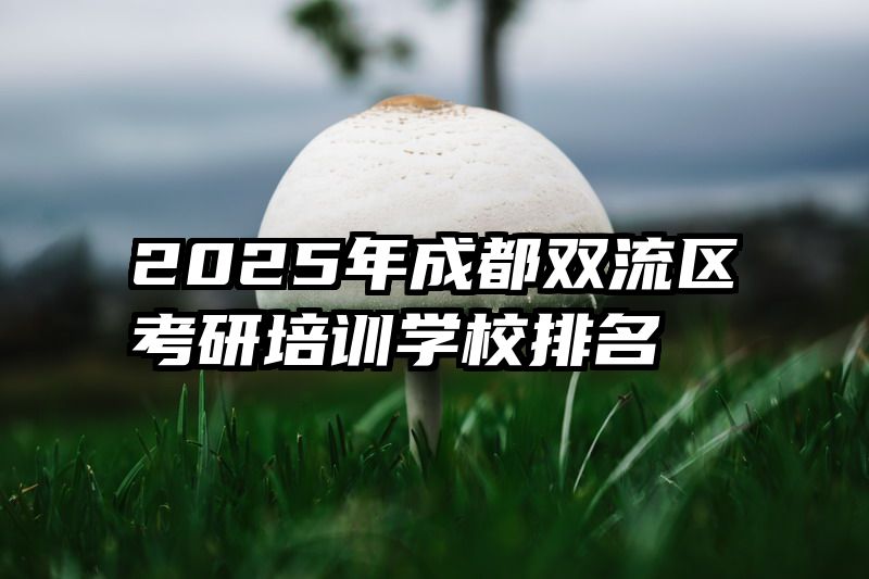2025年成都双流区考研培训学校排名