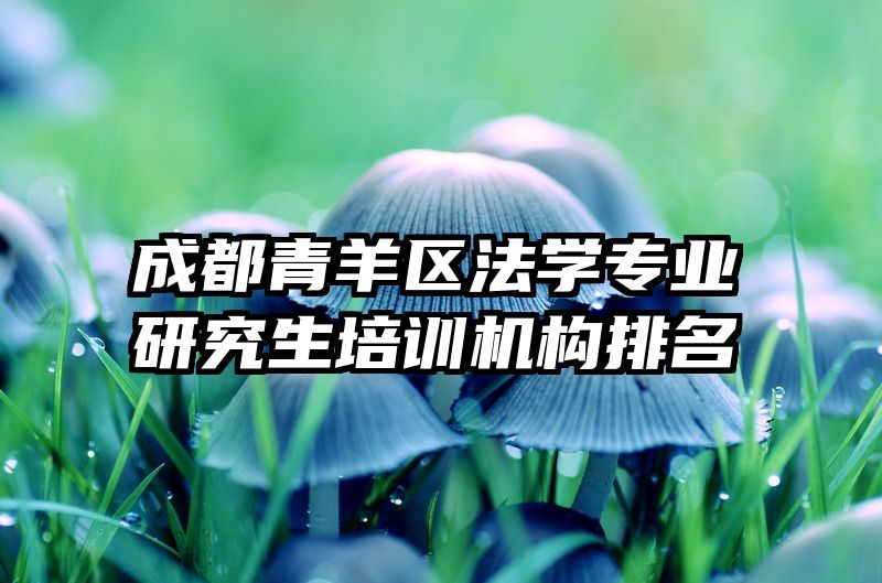 成都青羊区法学专业研究生培训机构排名