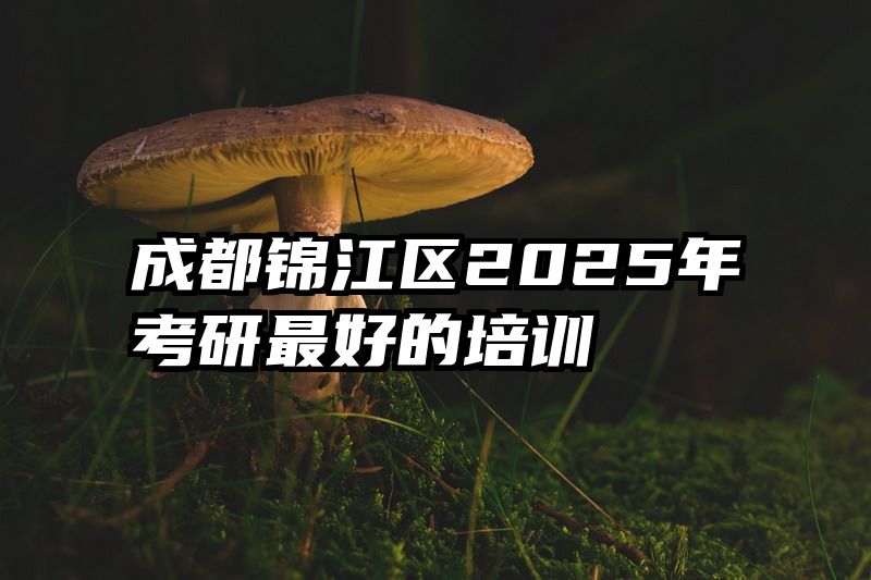 成都锦江区2025年考研最好的培训