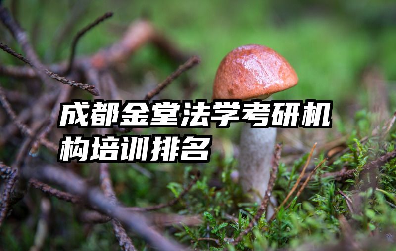 成都金堂法学考研机构培训排名