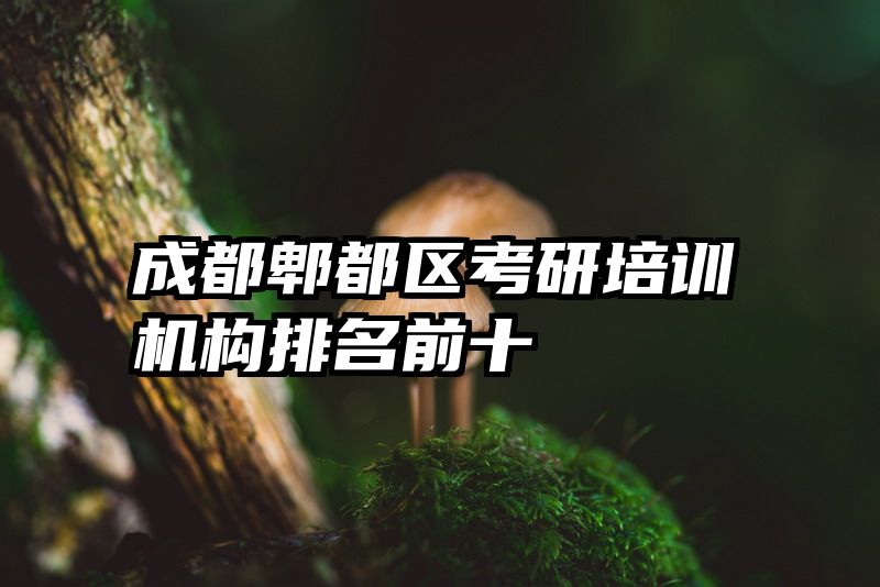 成都郫都区考研培训机构排名前十