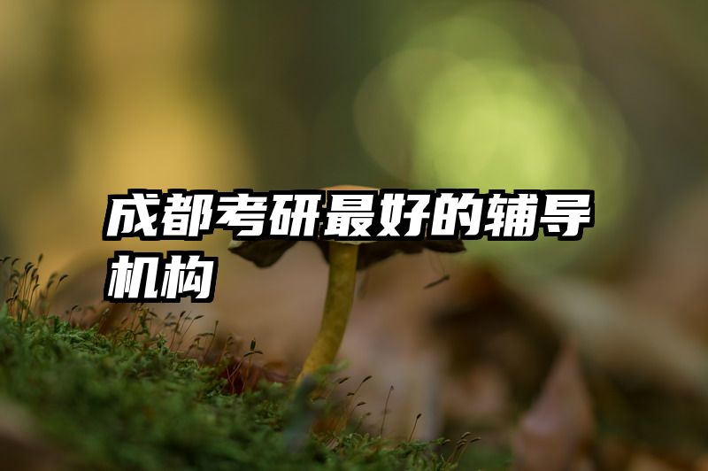 成都考研最好的辅导机构