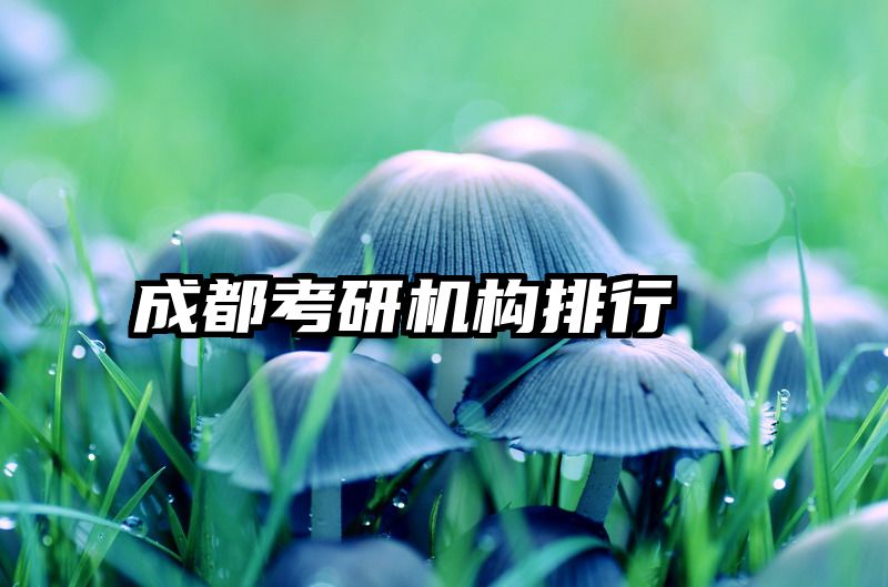 成都考研机构排行