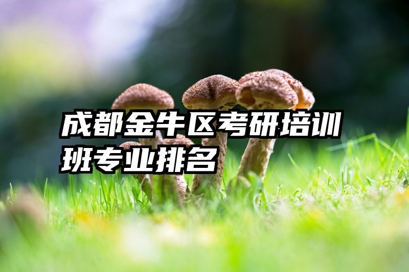 成都金牛区考研培训班专业排名