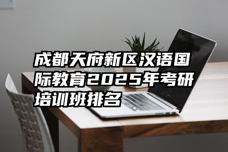 成都天府新区汉语国际教育2025年考研培训班排名