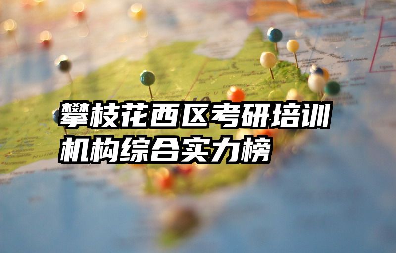 攀枝花西区考研培训机构综合实力榜