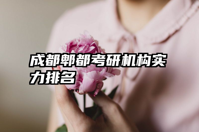 成都郫都考研机构实力排名