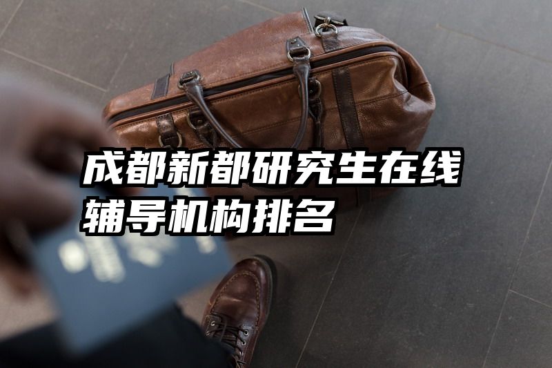 成都新都研究生在线辅导机构排名