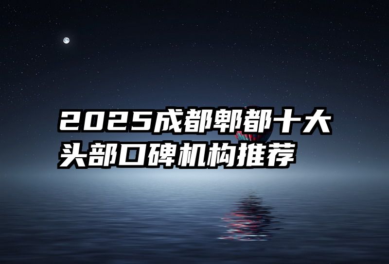 2025成都郫都十大头部口碑机构推荐