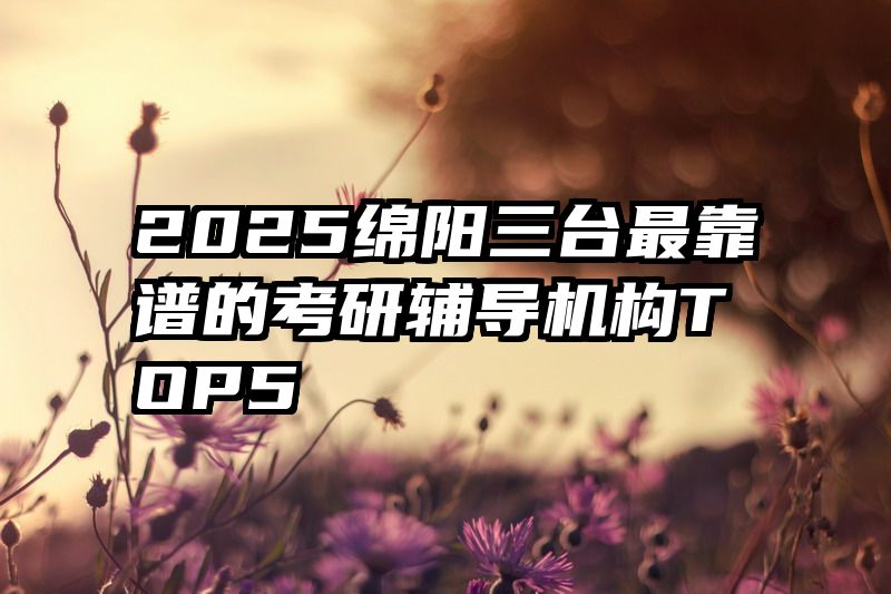 2025绵阳三台最靠谱的考研辅导机构TOP5