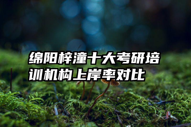 绵阳梓潼十大考研培训机构上岸率对比
