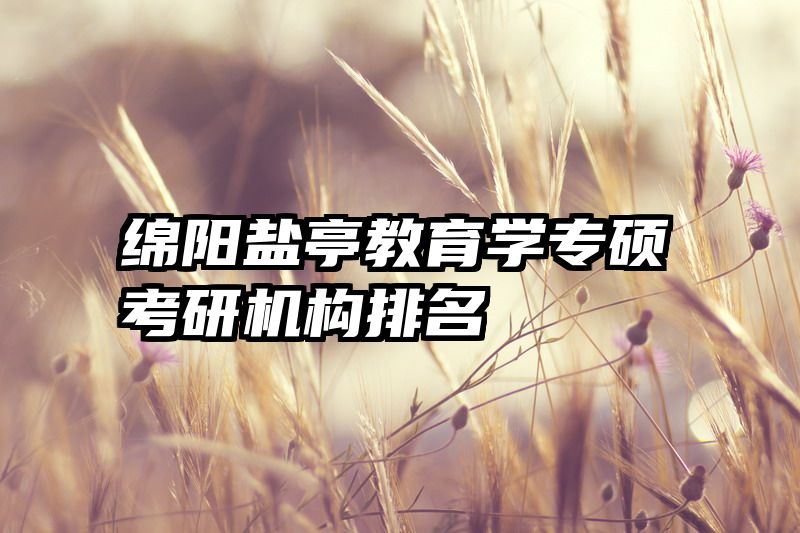 绵阳盐亭教育学专硕考研机构排名