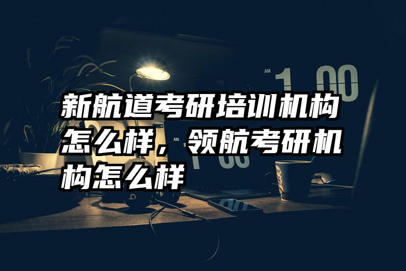 新航道考研培训机构怎么样，领航考研机构怎么样