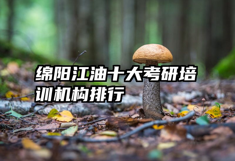 绵阳江油十大考研培训机构排行