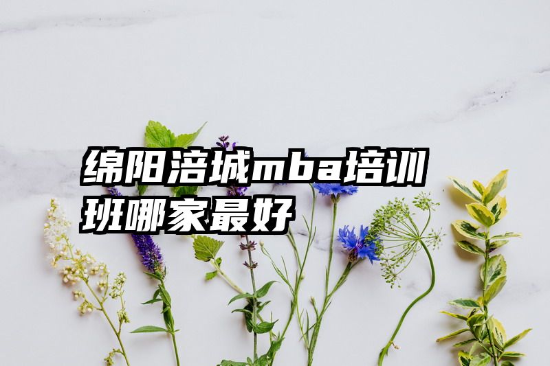 绵阳涪城mba培训班哪家最好