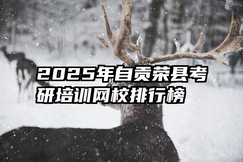 2025年自贡荣县考研培训网校排行榜