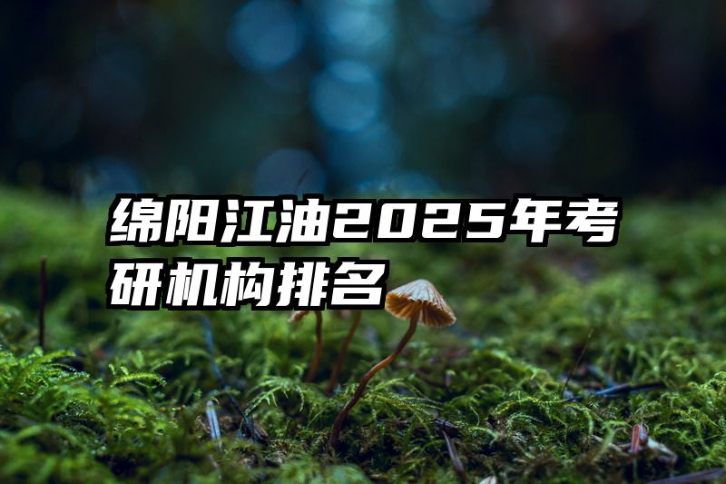 绵阳江油2025年考研机构排名