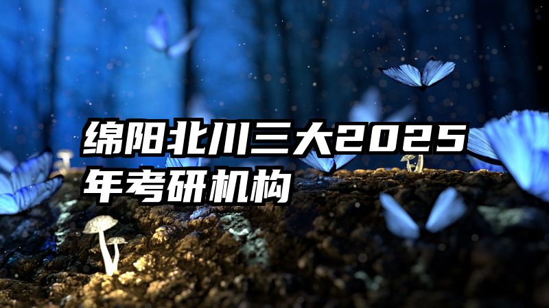 绵阳北川三大2025年考研机构
