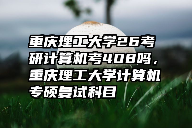 重庆理工大学26考研计算机考408吗，重庆理工大学计算机专硕复试科目