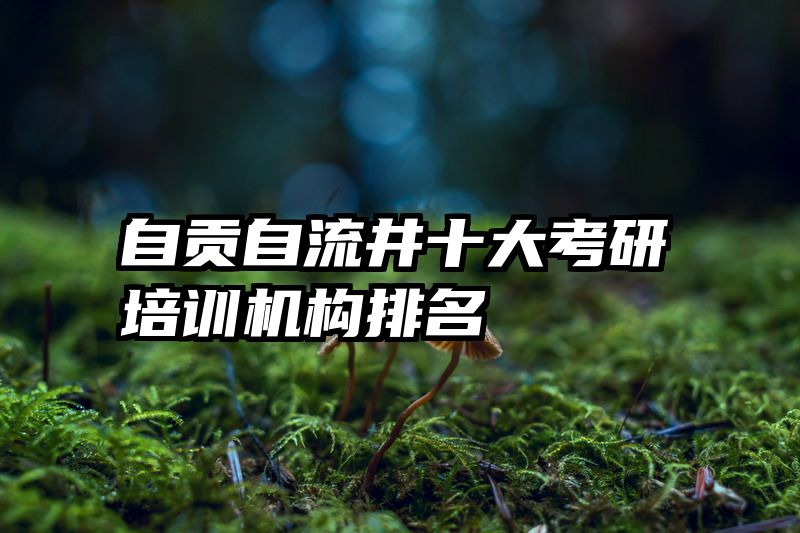 自贡自流井十大考研培训机构排名