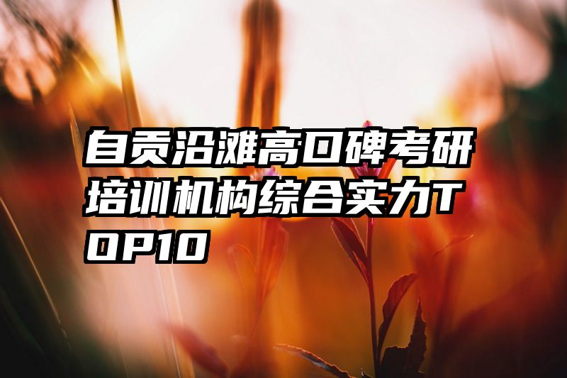 自贡沿滩高口碑考研培训机构综合实力TOP10