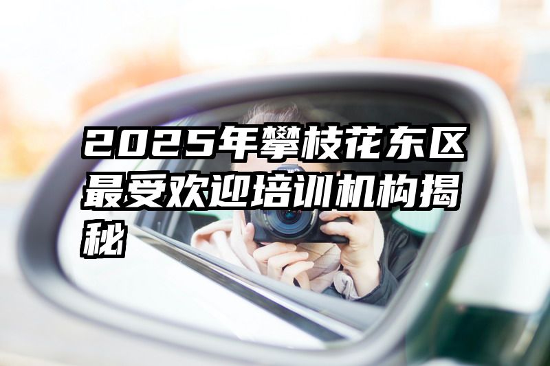 2025年攀枝花东区最受欢迎培训机构揭秘