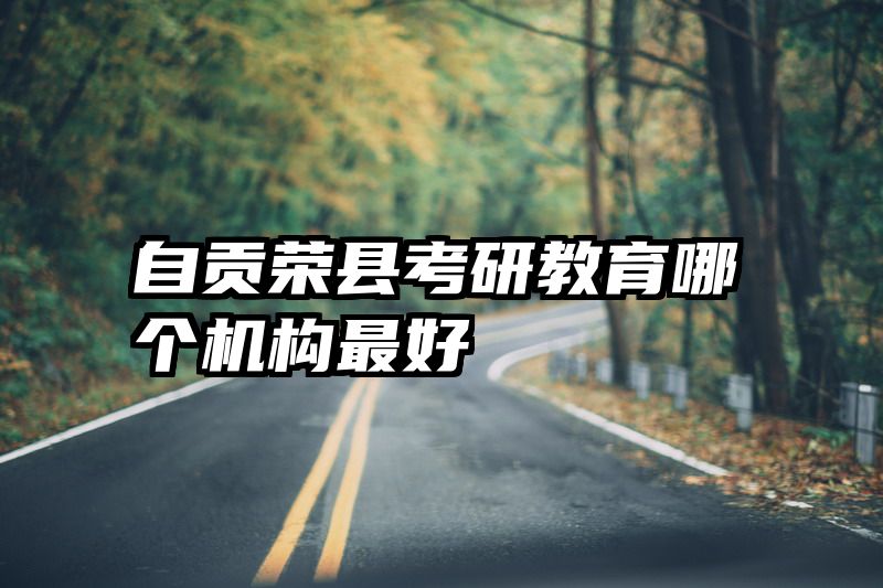 自贡荣县考研教育哪个机构最好