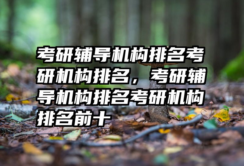 考研辅导机构排名考研机构排名,考研辅导机构排名考研机构排名前十