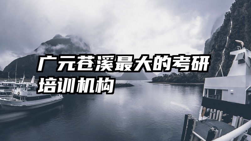 广元苍溪最大的考研培训机构