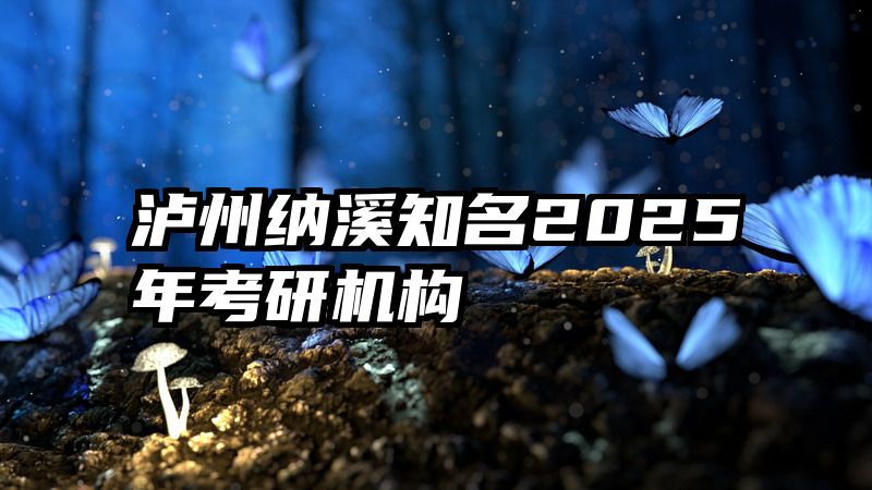 泸州纳溪知名2025年考研机构