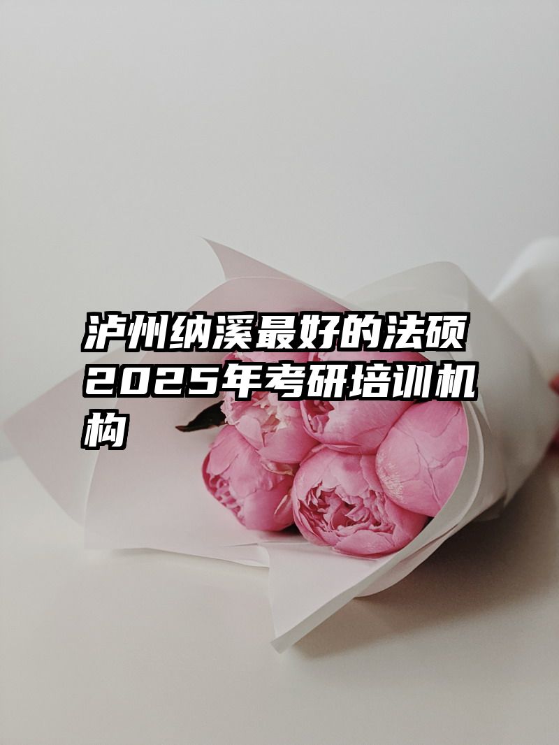泸州纳溪最好的法硕2025年考研培训机构