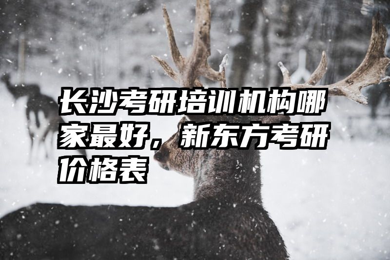 长沙考研培训机构哪家最好，新东方考研价格表