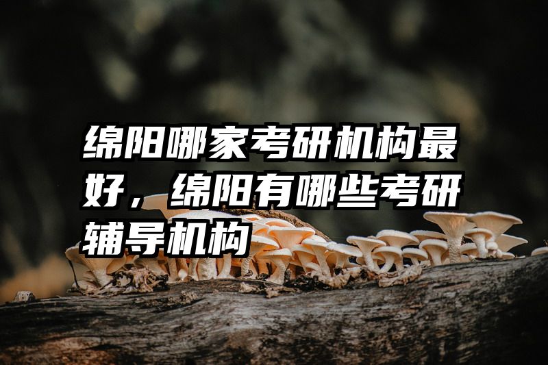 绵阳哪家考研机构最好，绵阳有哪些考研辅导机构