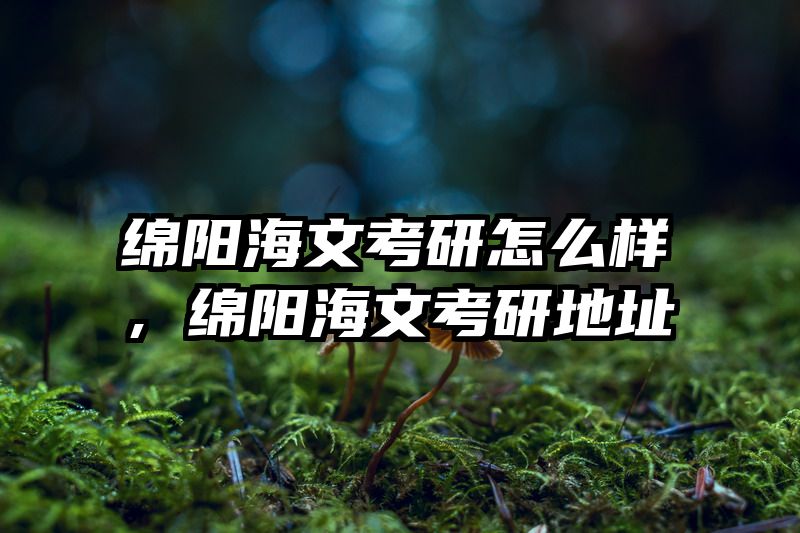 绵阳海文考研怎么样，绵阳海文考研地址
