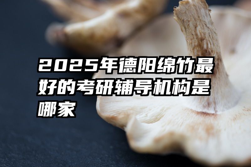 2025年德阳绵竹最好的考研辅导机构是哪家