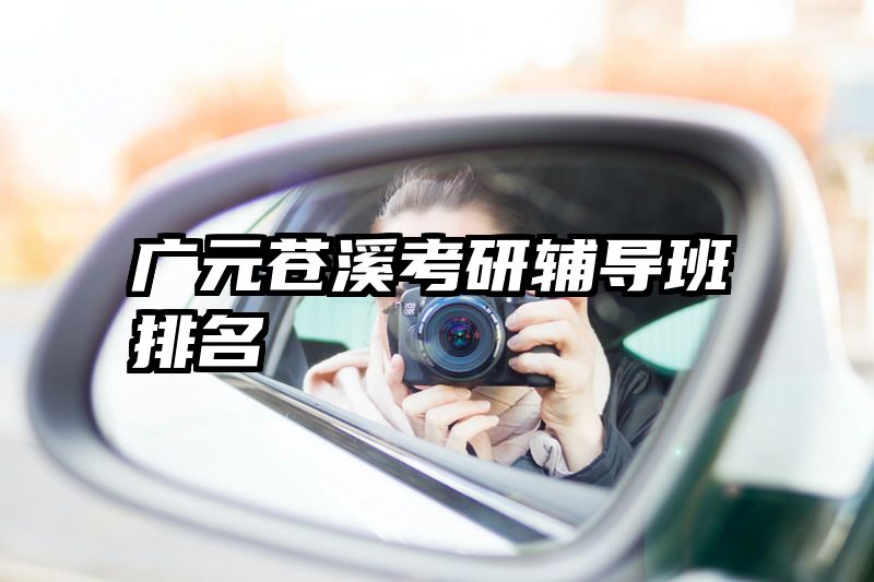 广元苍溪考研辅导班排名