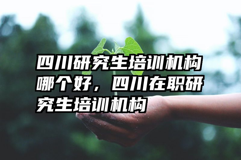 四川研究生培训机构哪个好,四川在职研究生培训机构