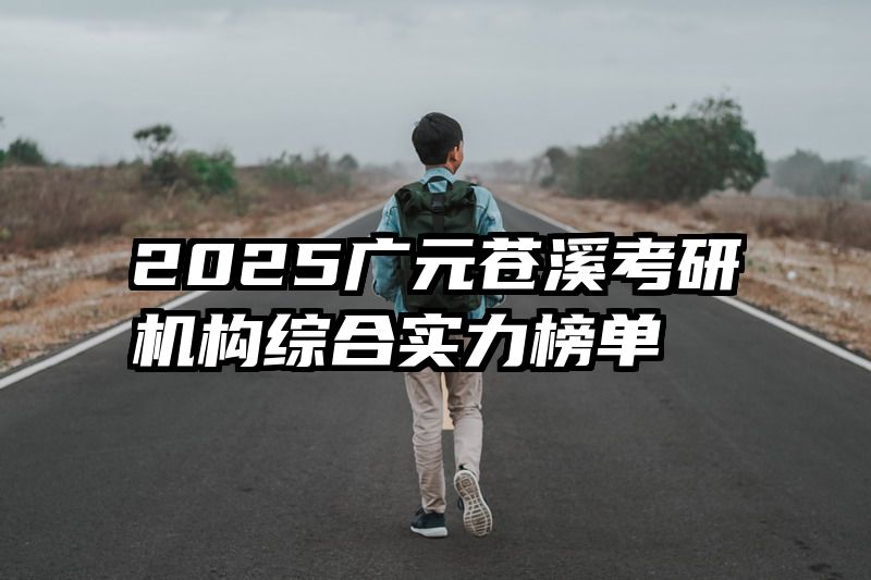 2025广元苍溪考研机构综合实力榜单