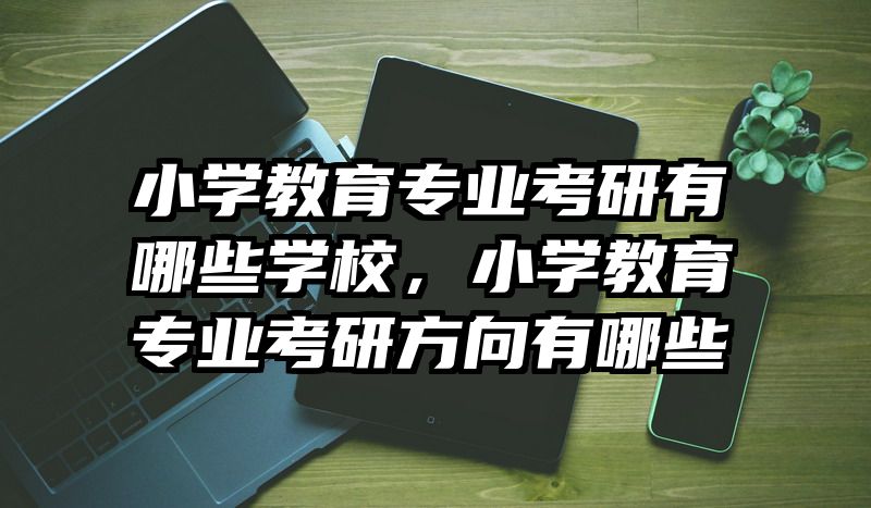 小学教育专业考研有哪些学校，小学教育专业考研方向有哪些