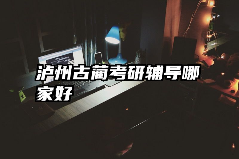 泸州古蔺考研辅导哪家好
